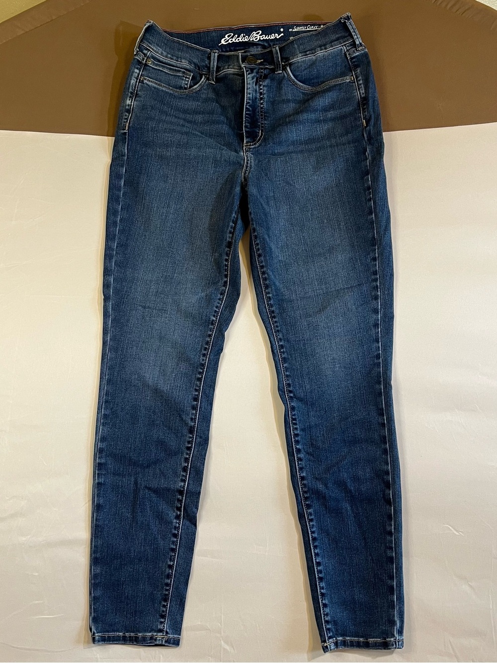Eddie Bauer Women's Dark Indigo Skinny Jeans